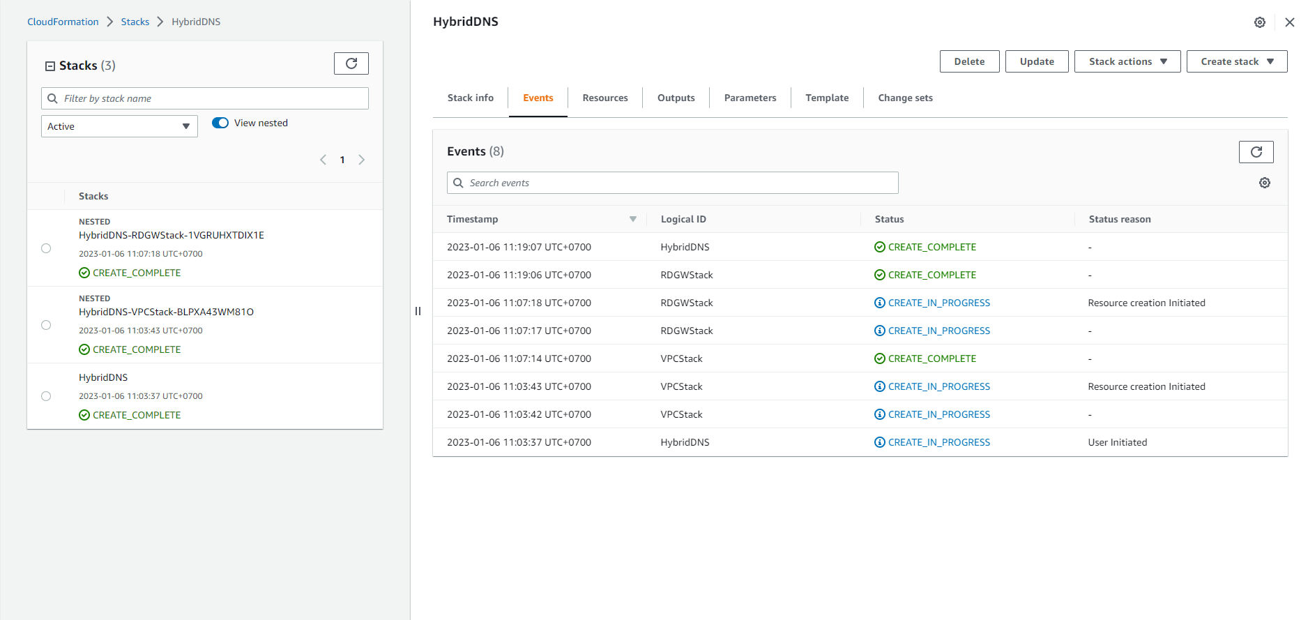 Launch CloudFormation