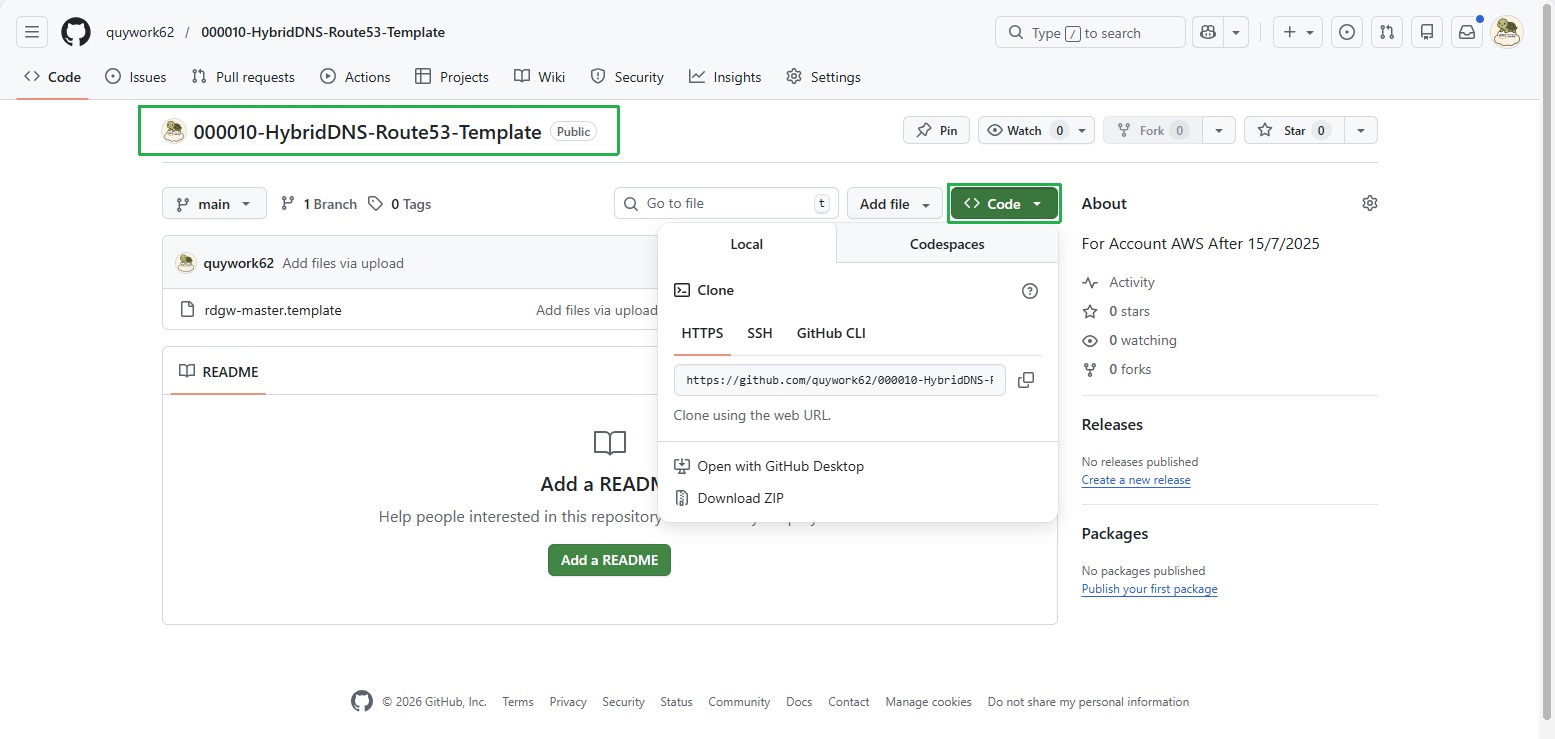 Launch CloudFormation
