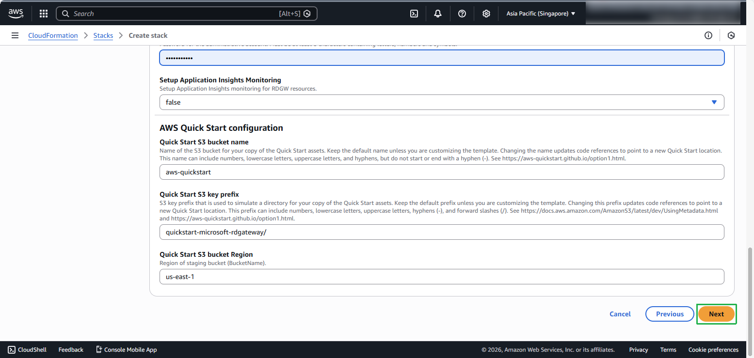 Launch CloudFormation