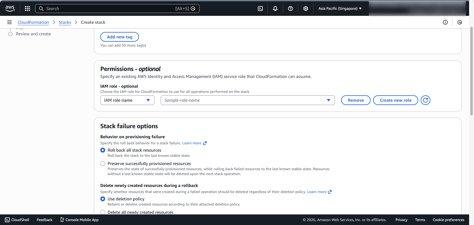 Launch CloudFormation