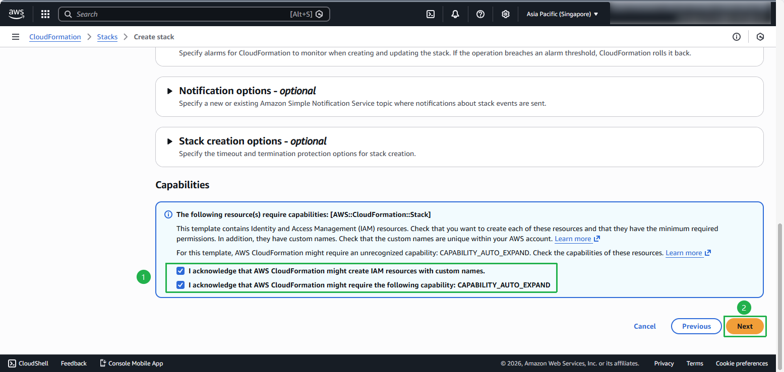Launch CloudFormation