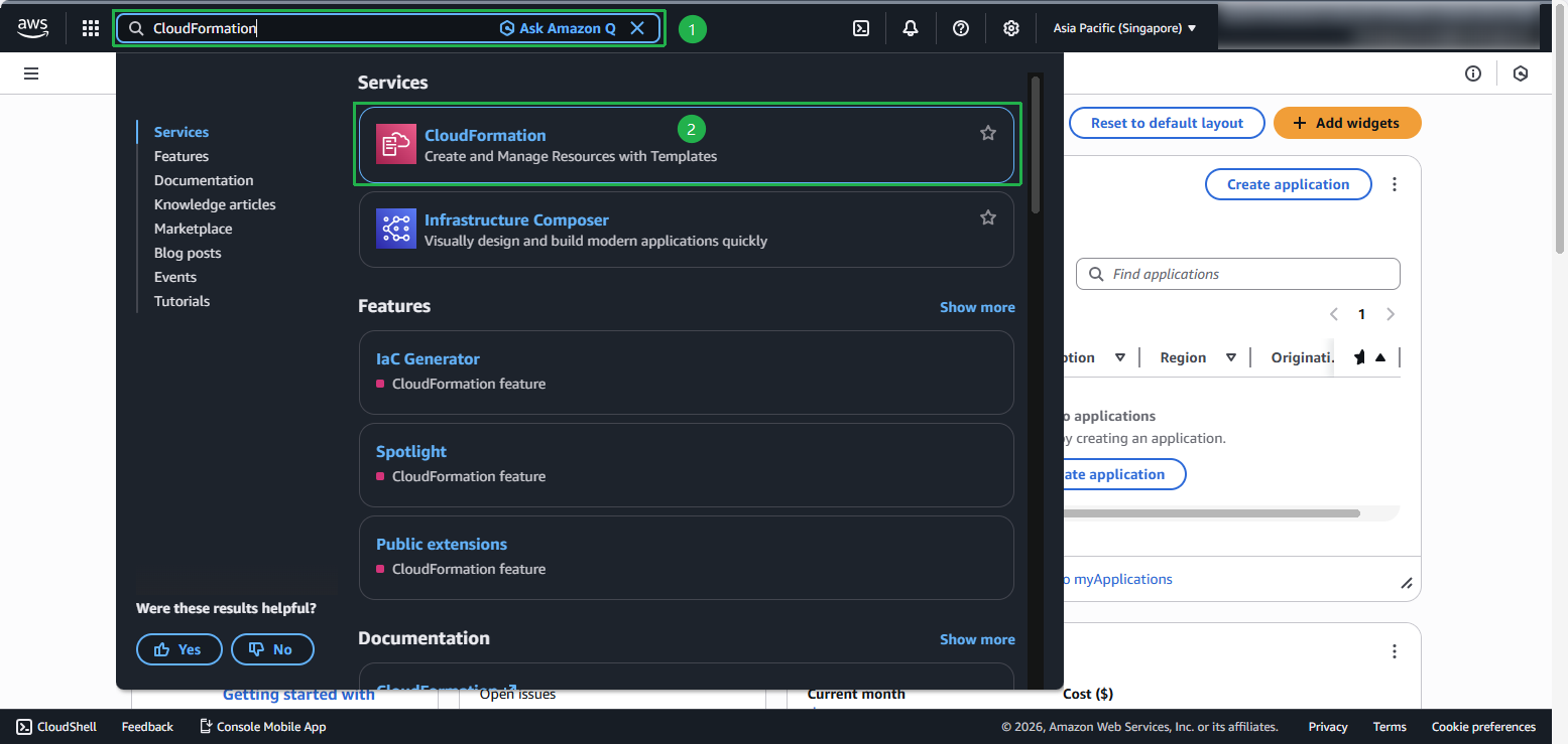 Launch CloudFormation