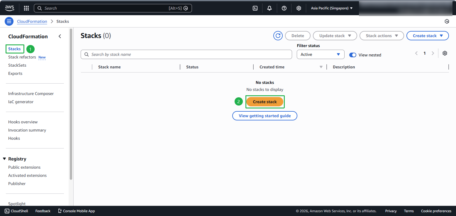 Launch CloudFormation