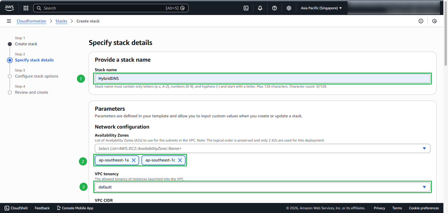 Launch CloudFormation